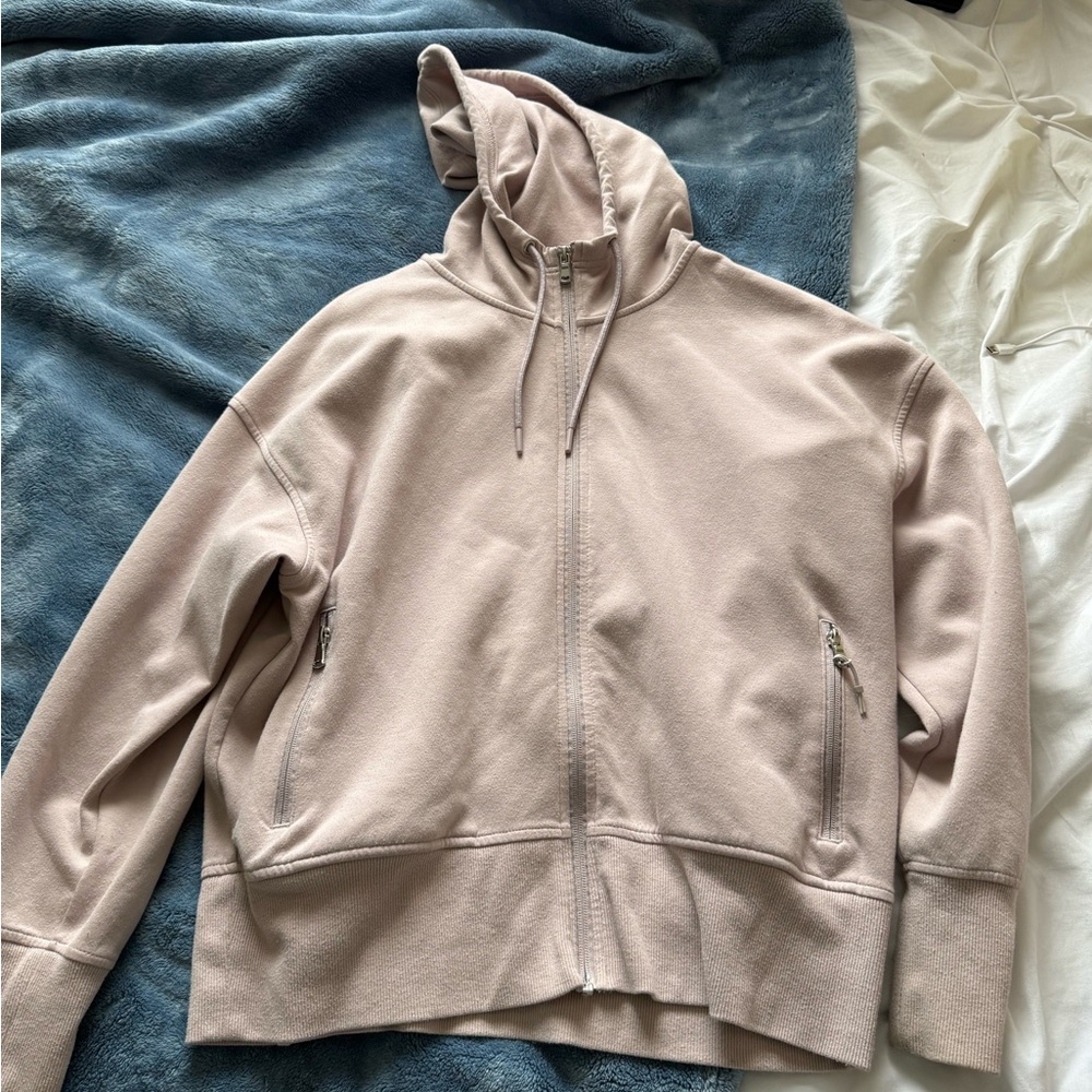 Light Purple Zip-Up Hoodie